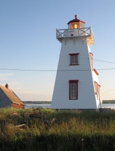 The lighthouse at the end of the boardwalk