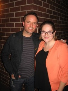 Me and Chris Tomlin - likely one of the worst pics of me ever!