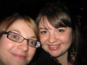 Former roommate (and friend-extraordinaire) Amy and I at a Brandon Heath concert in 2009. 